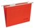Hangmap Djois Alzicht folio frontaal recycled V-bodem rood