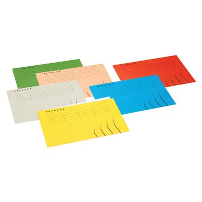 Vouwmap Secolor A4 100% gerecycled karton 250gr rood