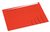 Vouwmap Secolor met tabrand A4 100% gerecycled karton 250gr Rood