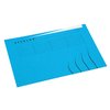 Vouwmap Secolor met tabrand A4 100% gerecycled karton 250gr Blauw foto