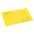 Vouwmap Secolor met tabrand A4 100% gerecycled karton 250gr Geel