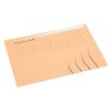 Vouwmap Secolor met tabrand A4 100% gerecycled karton 250gr Beige foto