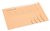 Vouwmap Secolor met tabrand A4 100% gerecycled karton 250gr Beige