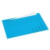 Vouwmap Secolor met tabrand Folio 100% gerecycled karton 250gr Blauw foto
