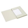 Dossiermap Secolor A4 3 kleppen 100% gerecycled karton 250 gr grijs photo