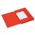 Dossiermap Secolor A4 3 kleppen 100% gerecycled karton 250 gr rood