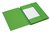 Dossiermap Secolor A4 3 kleppen 100% gerecycled karton 250 gr groen