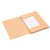 Dossiermap Secolor A4 3 kleppen 100% gerecycled karton 250 gr chamois