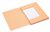 Dossiermap Secolor A4 3 kleppen 100% gerecycled karton 250 gr chamois