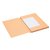 Dossiermap Secolor folio 3 klep 100% gerecycled karton 250 gr chamois