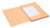 Dossiermap Secolor folio 3 klep 100% gerecycled karton 250 gr chamois