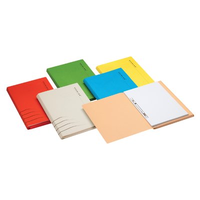 Duplexmap Secolor folio 100% gerecycled karton 250 gr rood