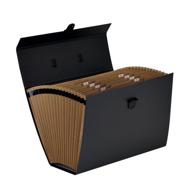 Valisette trieur Bankers Box Handifile 19 compartiments noir
