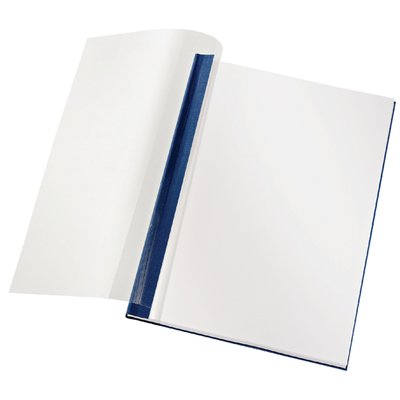 Inbindomslag Leitz 3.5mm zachte kaft blauw 10 stuks