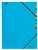 Sorteermap Leitz 7 tabbladen karton blauw