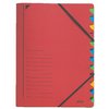 Trieur Leitz 12 intercalaires rouge Photo
