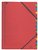 Sorteermap Leitz 12 tabbladen karton rood