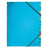 Sorteermap Leitz 12 tabbladen karton blauw photo
