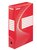 Archiefdoos Esselte Boxycolor 80mm 352x250mm rood