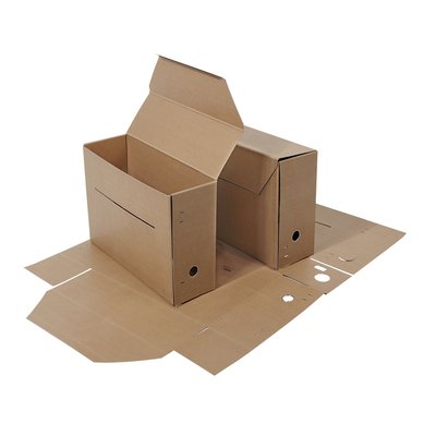 Gemeentearchiefdoos Djois folio 370x265x115mm bruin