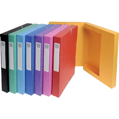Elastobox Exacompta A4 25mm 600gr assorti