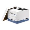 Archiefdoos Bankers Box System standaard wit blauw foto