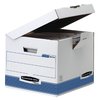 Caisse archives Bankers Box System flip top cube blanc-bleu Photo