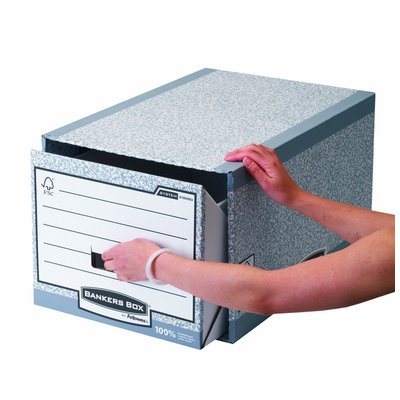 Archieflade Bankers Box A4 System A4 grijs