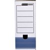 Archiefdoos Bankers Box System A4 100mm wit blauw foto