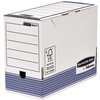 Archiefdoos Bankers Box System A4 150mm wit blauw foto