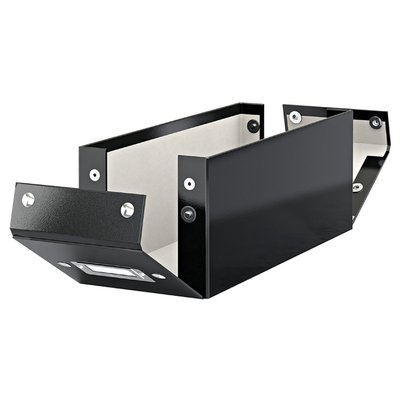 CD-opbergdoos Leitz Click & Store WOW gerecycled karton 143x136x352mm zwart