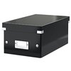 DVD-opbergdoos Leitz Click & Store WOW gerecycled karton 206x147x352mm zwart foto