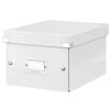 Opbergdoos Leitz Click & Store WOW klein gerecycled karton 220x160x282mm wit foto