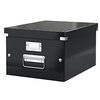 Opbergdoos Leitz Click & Store WOW middel gerecycled karton 281x200x370mm zwart foto