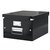 Opbergdoos Leitz Click & Store WOW middel gerecycled karton 281x200x370mm zwart