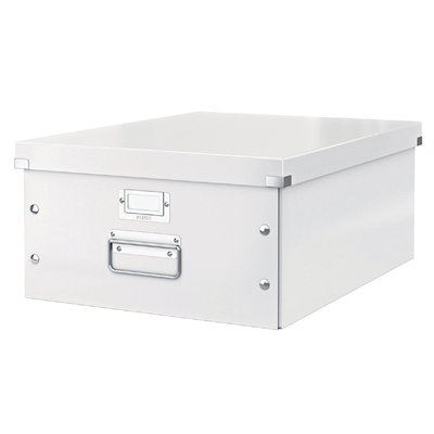 Opbergdoos Leitz Click & Store WOW groot 350x188x450mm wit