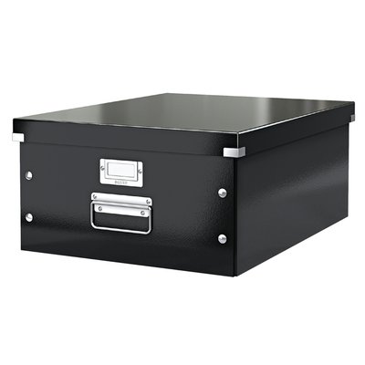 Opbergdoos Leitz Click & Store WOW groot 369x200x482mm zwart