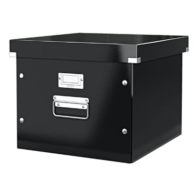 Boîte pour dossiers suspendus Leitz Click & Store WOW 357x285x367mm noir