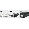 Porte-revues Leitz Click & Store WOW carton recyclé noir Photo