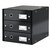 Ladenkast Leitz Click & Store WOW 3 laden gerecycled karton zwart