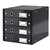 Ladenkast Leitz WOW Click & Store 4 laden gerecycled karton zwart