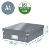 Opbergdoos Leitz Wow Click & Store organiser 280x100x370mm middel gerecycled karton zwart foto