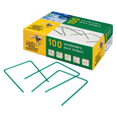 Etrier Loeff 1215 Quickbinder 100mm vert 100 pièces