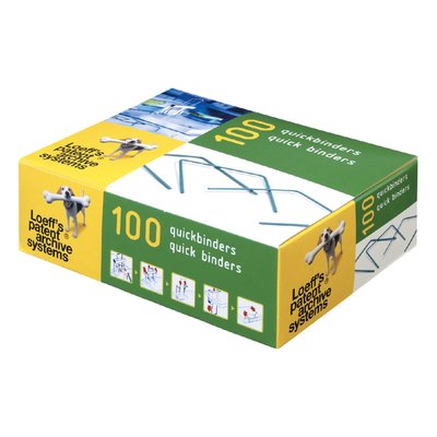 Etrier Loeff 1215 Quickbinder 100mm vert 100 pièces