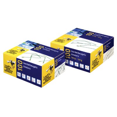Bundelbeugel Loeff's 1224 extra lang 150mm 100 stuks
