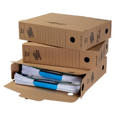 Archiefdoos Loeff Filing Box 3003 folio 345x250x80mm karton