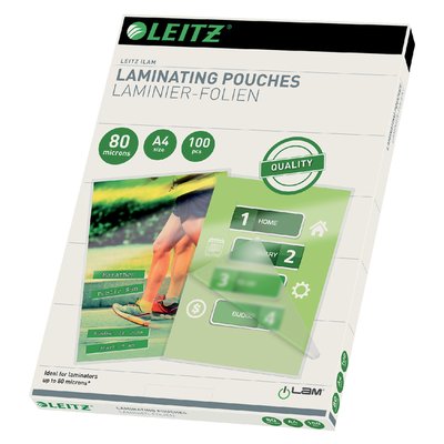 Pochette de plastification Leitz iLAM A4 2x 80 microns EVA 100 pièces