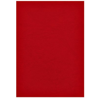 Voorblad Fellowes A4 lederlook rood 100 stuks