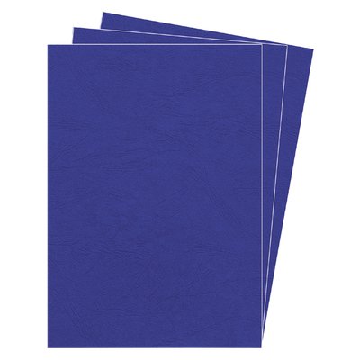 Couverture Fellowes A4 similicuir bleu roi 100 pièces