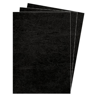 Couverture Fellowes A4 similicuir noir 100 pièces